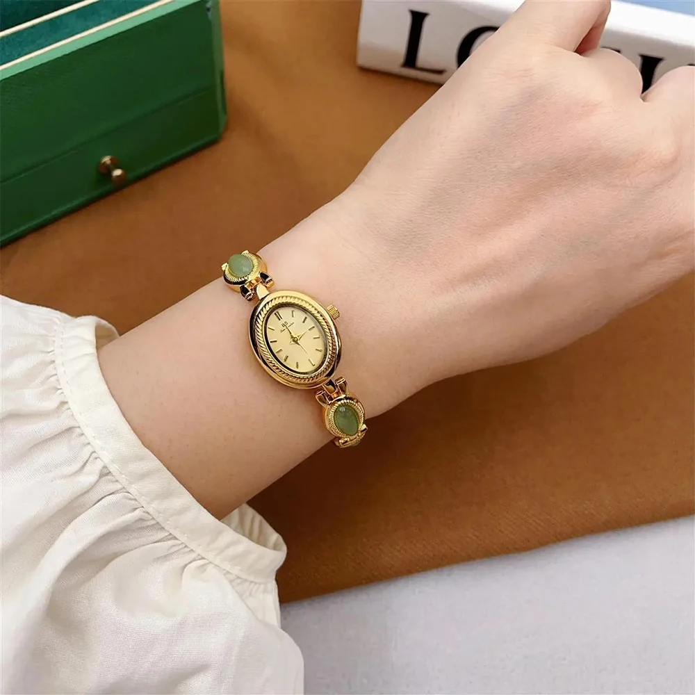 BS Bee Sister Кварцевые винтажные женские часы с овальным циферблатом, роскошные женские наручные часы, модные повседневные простые женские часы