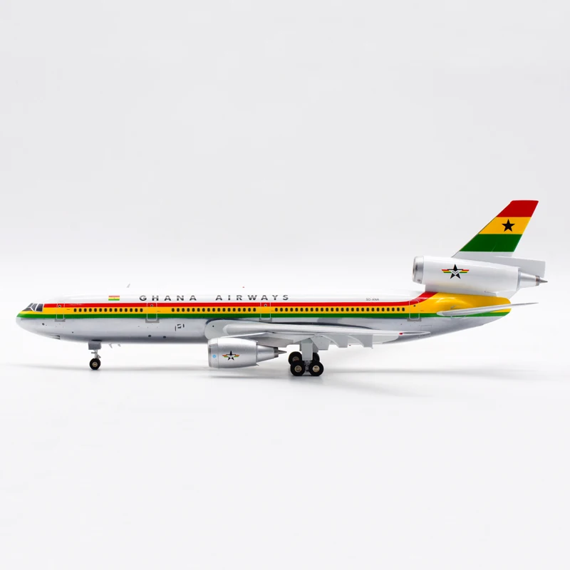 Diecast 1:200 Scale Ghana Airlines DC-10-30 9G-ANA Alloy Aircraft Model Collection Souvenir Display Ornaments