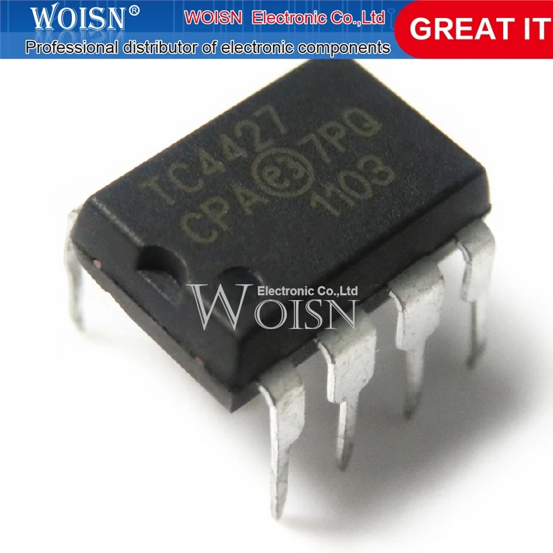 10PCS TC4427CPA TC4427 DIP-8