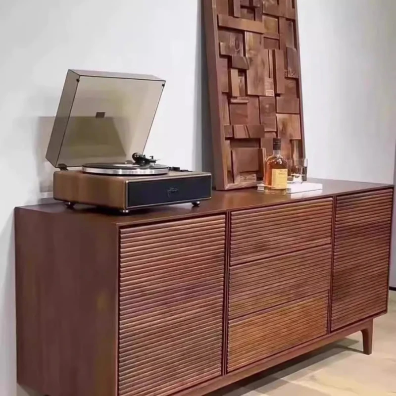 

Solid wood simple audio-visual cabinet, living room, bedroom storage cabinet, TV cabinet