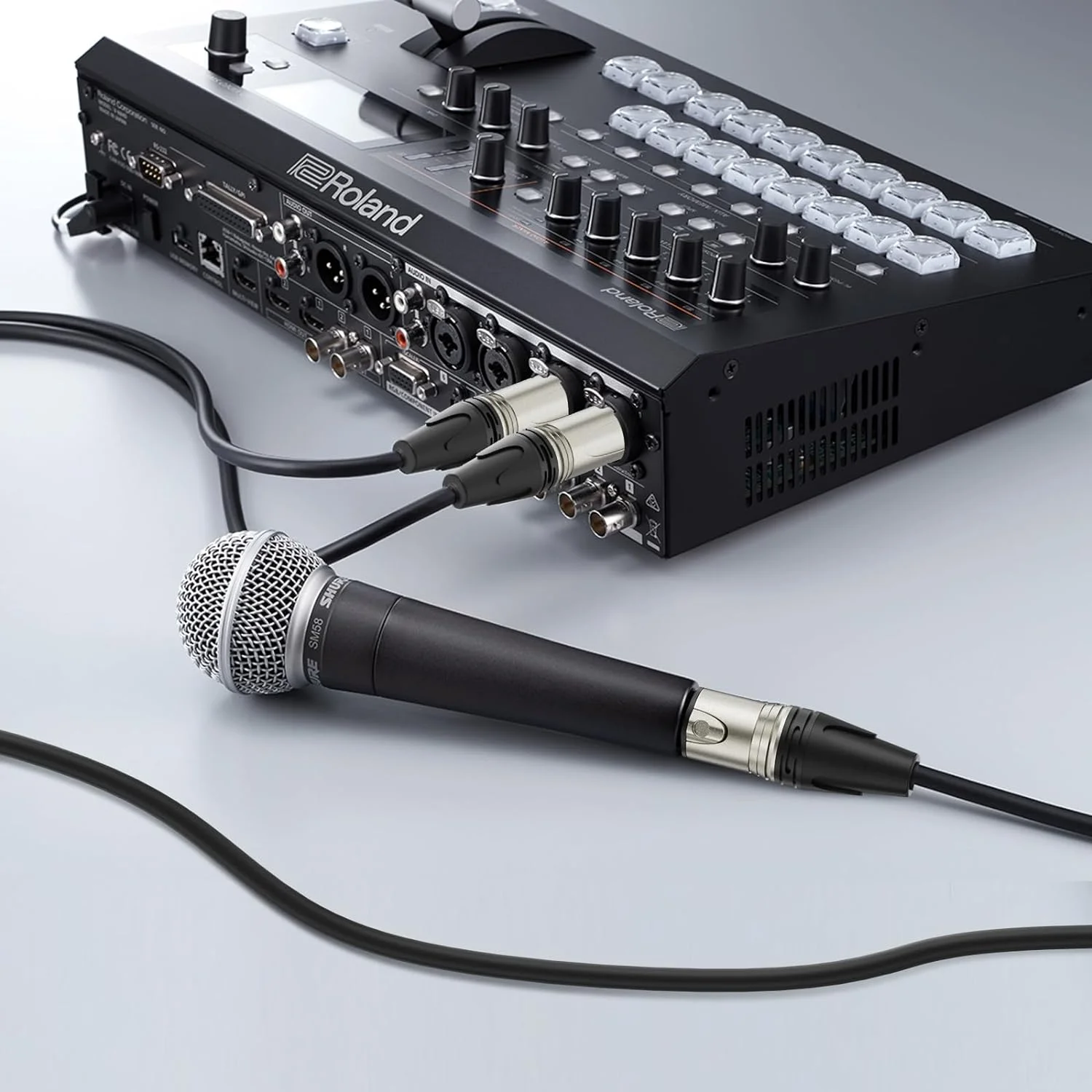 Kable 10ft XLR męskie do żeńskich interfejs Audio 3-pinowe przewód XLR do mikrofonu zbalansowane do mikser Audio głośników z mikrofonem K688-L9 SC3