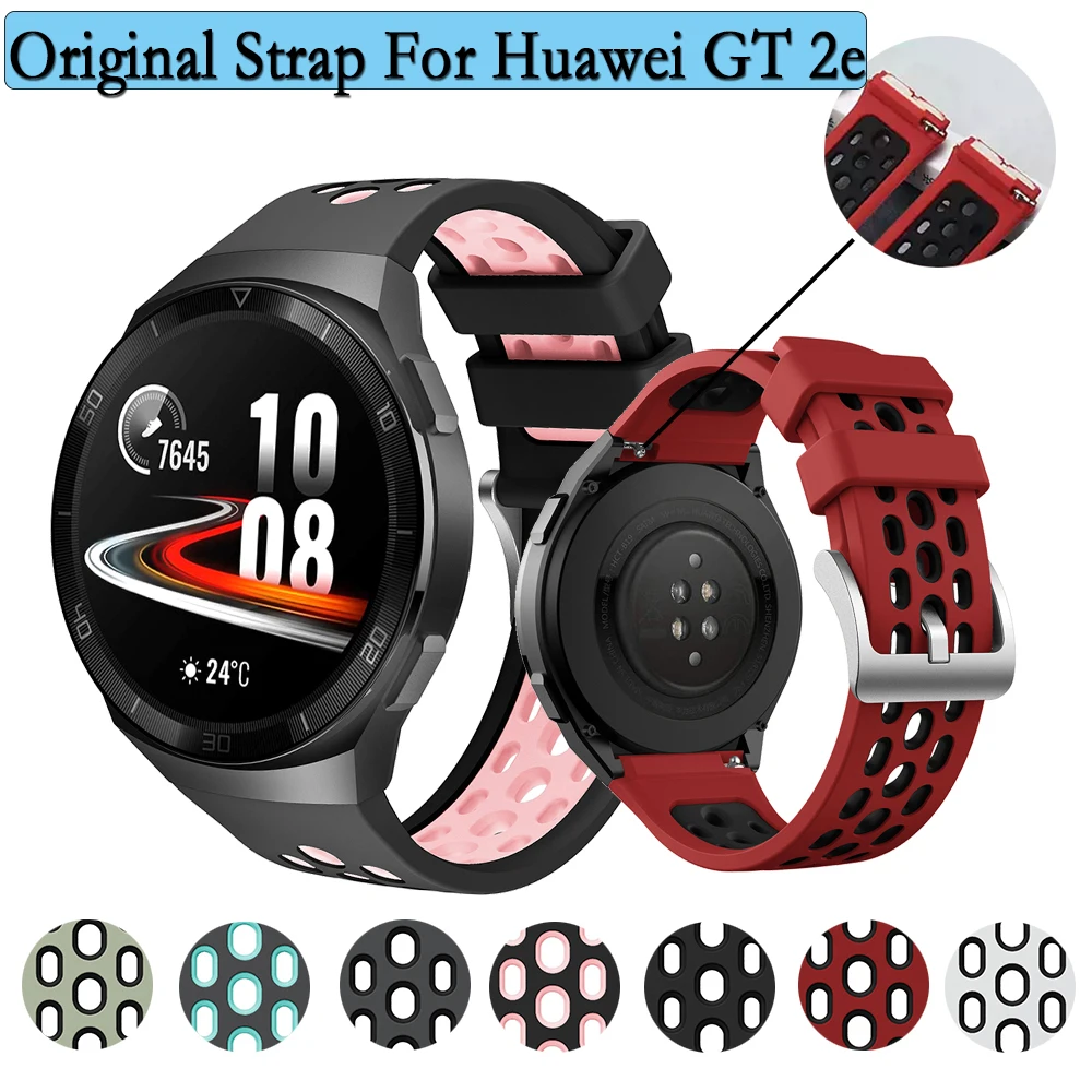 For Huawei GT 2e Strap 22mm Original Silicone Smart Watch Bracelet Accessories Adjustable Special Watchband Correa