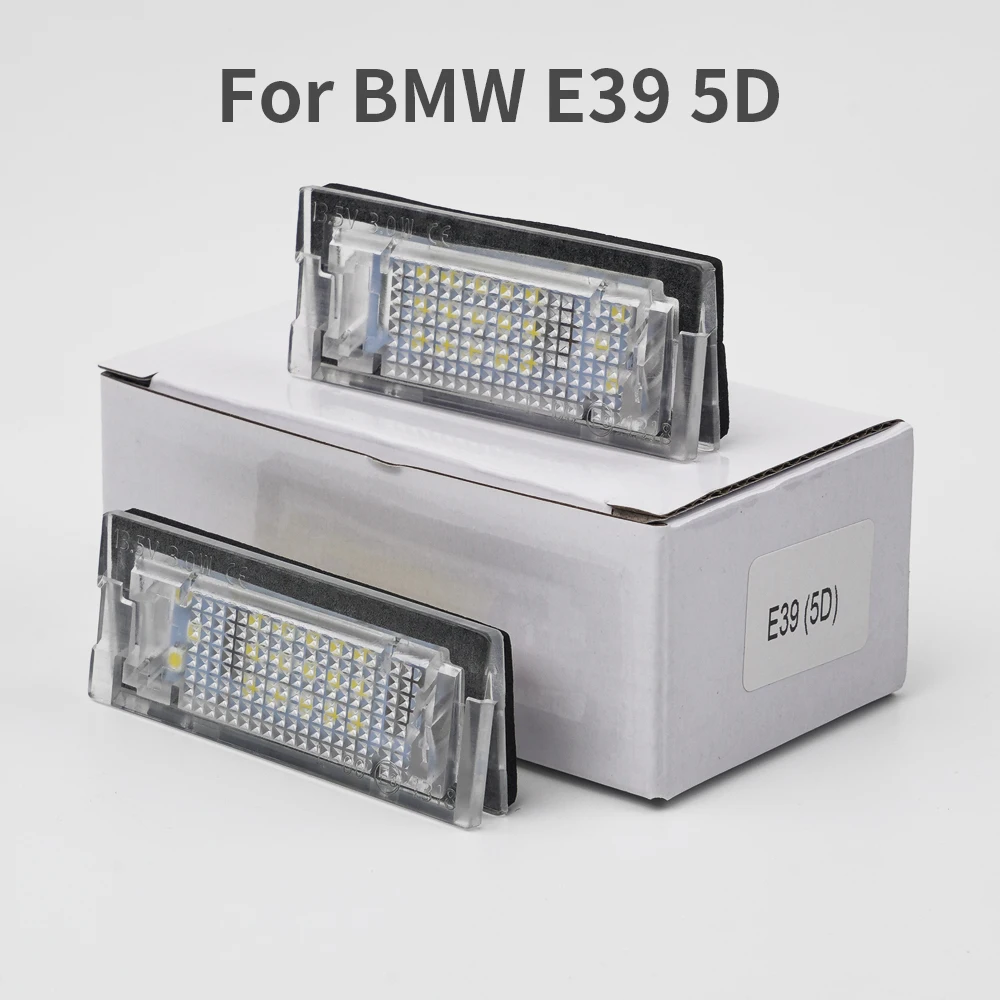 

2x Error Free LED Number License Plate Light For BMW E39 5D 5 Door Wagon Touring