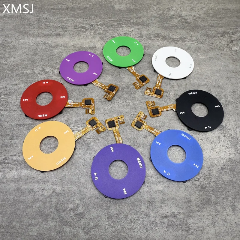 Multiple Colors Black White Red Color Repair Replacement Click Wheel For iPod 6th 7th Gen Classic 80GB 120GB 160GB