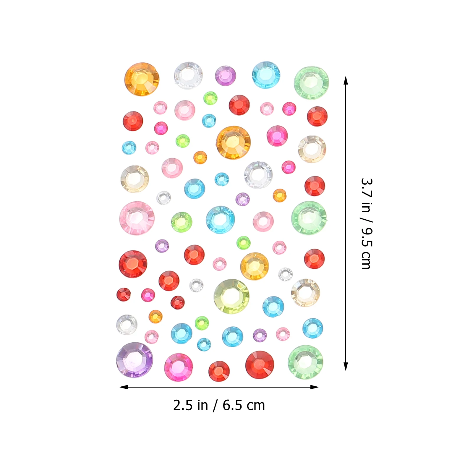 

12 Sheets Heart Gem Stickers Rhinestone Body Jewels for Face Makeup Self Adhesive Gems Nail Metal Surface