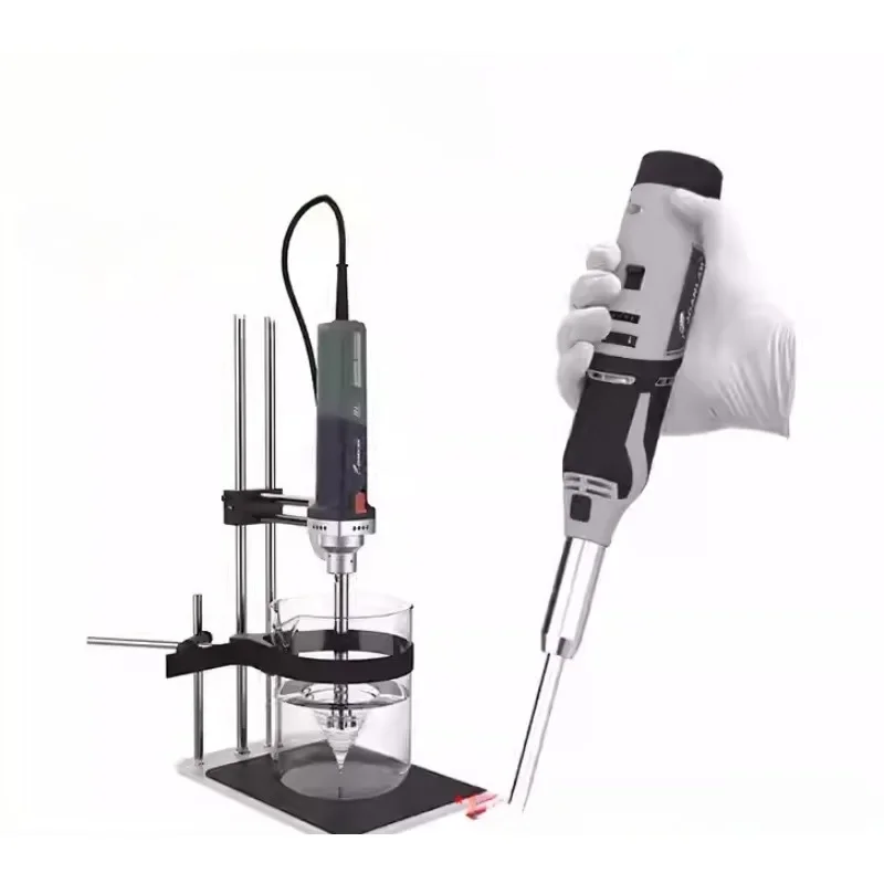 Handheld homogenizer, cell tissue mashing homogenizer