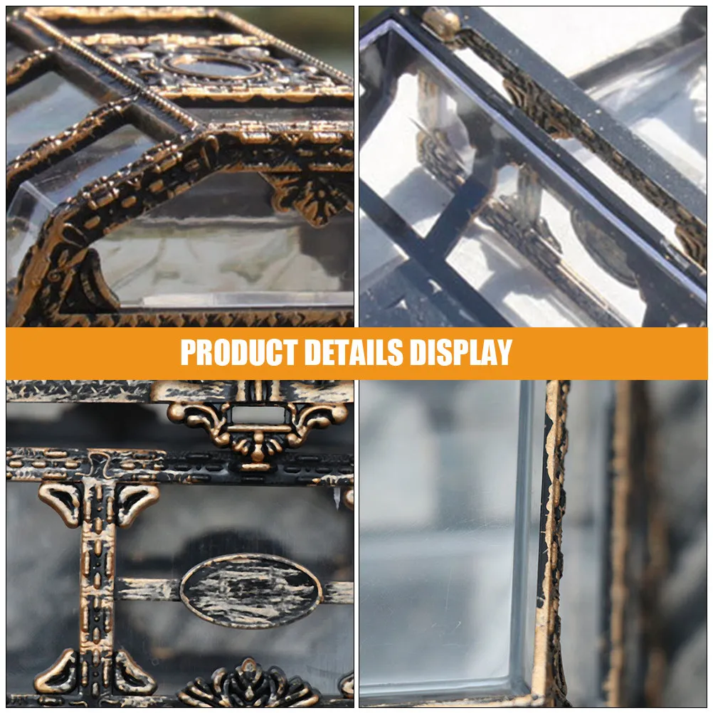 

2 шт. прозрачные пластиковые шкатулки-сундучки для сокровищ, многофункциональные коробки для хранения украшений, декор для дома, офиса, класса, коробки для сувениров на тему пиратской вечеринки