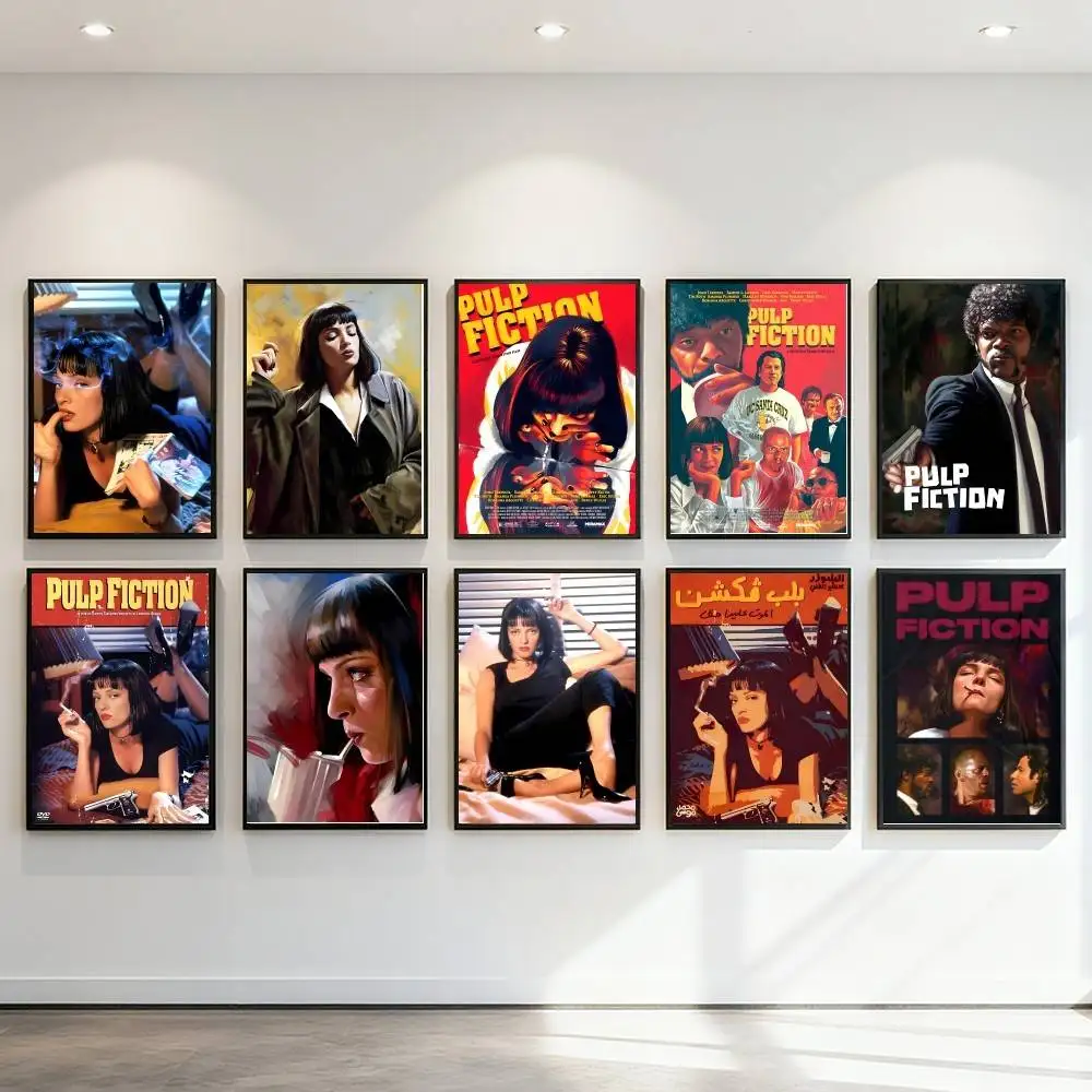 RETRO Modern Painting and Movies Pulp Fiction Poster Art Print Anime Style Home Decor Ideal Gift Perfect Room Decor