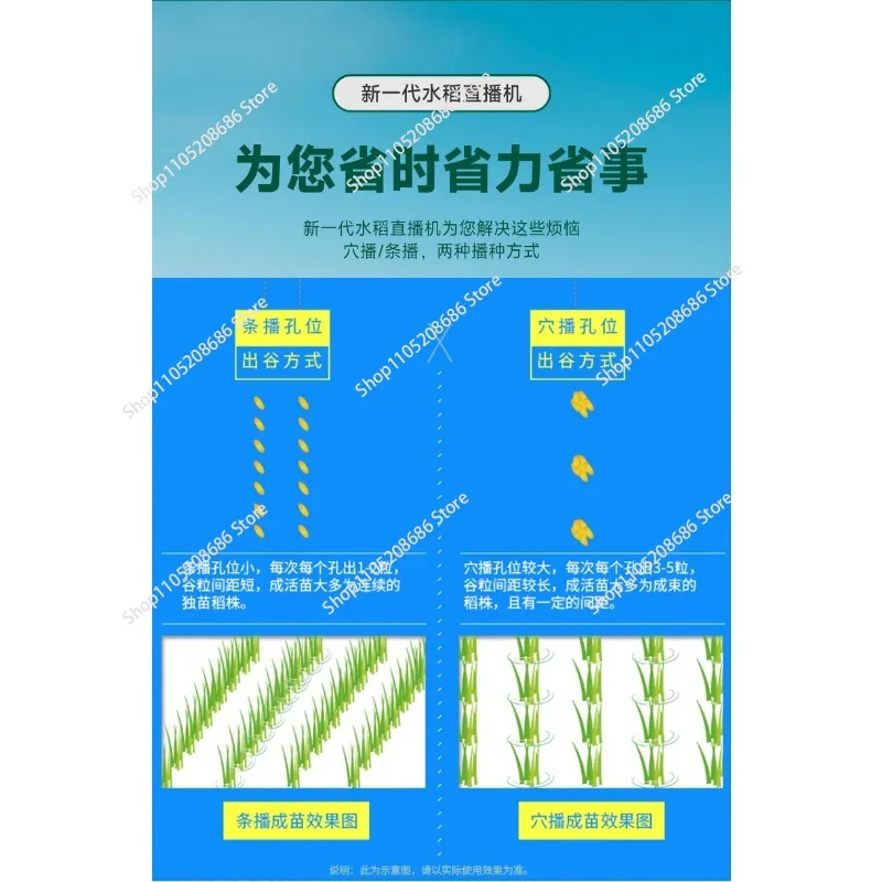 Multi functional seeder Automatic rice seeder