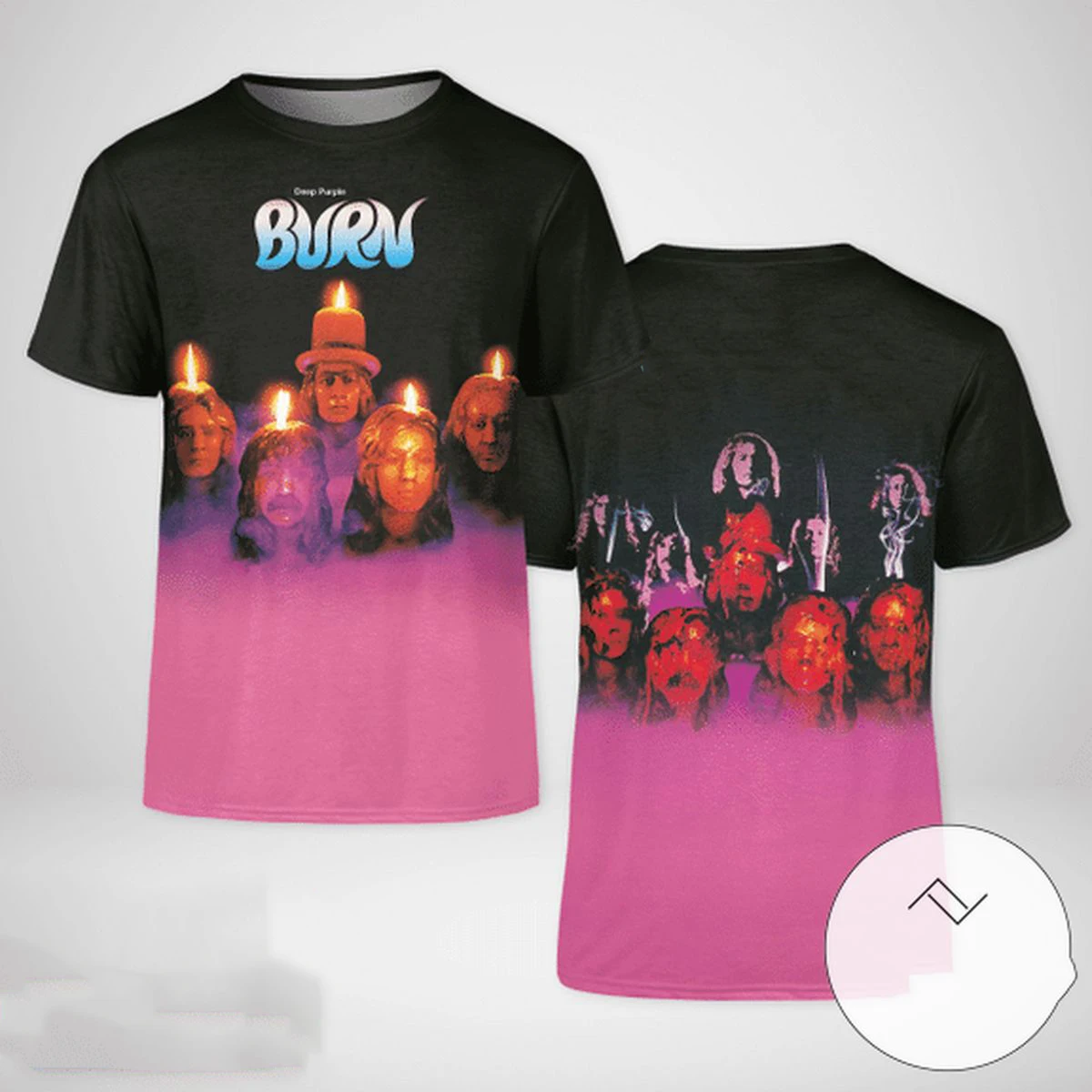 2025 جديد عميق الأرجواني روك تي شيرت الصيف ثلاثية الأبعاد طباعة الرجال النساء الهيب هوب الاتجاه قصيرة الأكمام تيز بلوز حجم الشارع ملابس للرجال #2