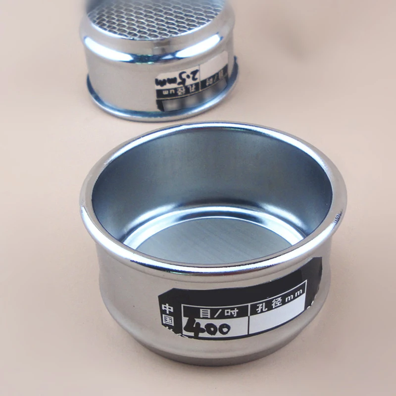 6cm standard sieve double layer punch frame 304 stainless steel mesh flour sieving sample sieve pharmacopoeia sieve test sieve