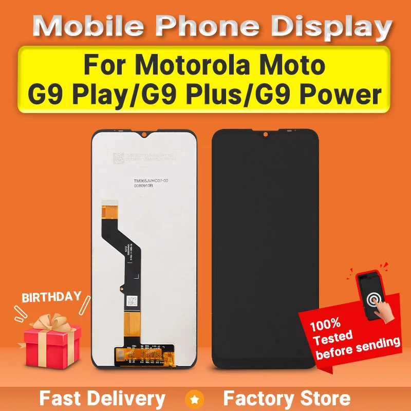 Pop de alta calidad para Motorola Moto G9 Power LCD MONTAJE DE digitalizador con pantalla táctil para Motorola Moto G9 Play G9 Plus Display XT2083