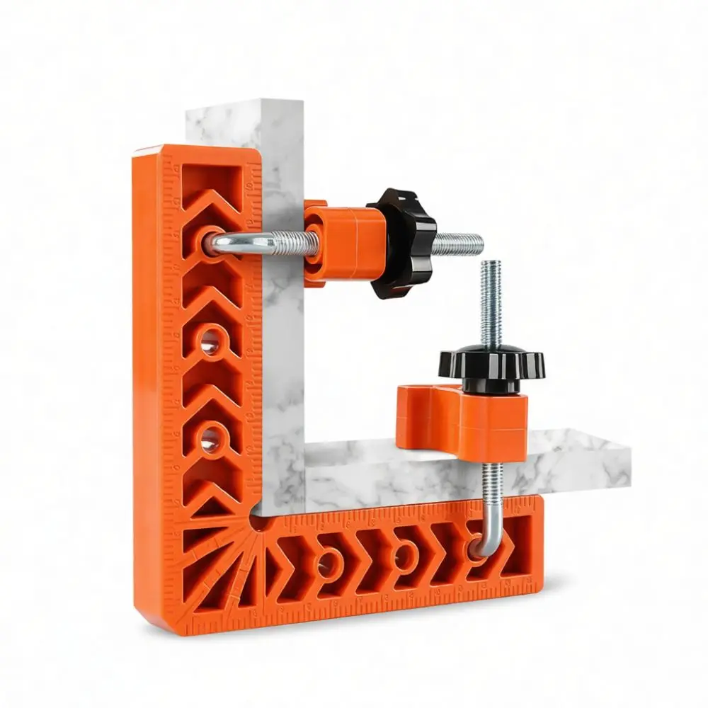 Plastic Right Angle Square 90 Degree Positioning Tool Woodworking Corner Clamps For Cabinet Stone Installation Craft