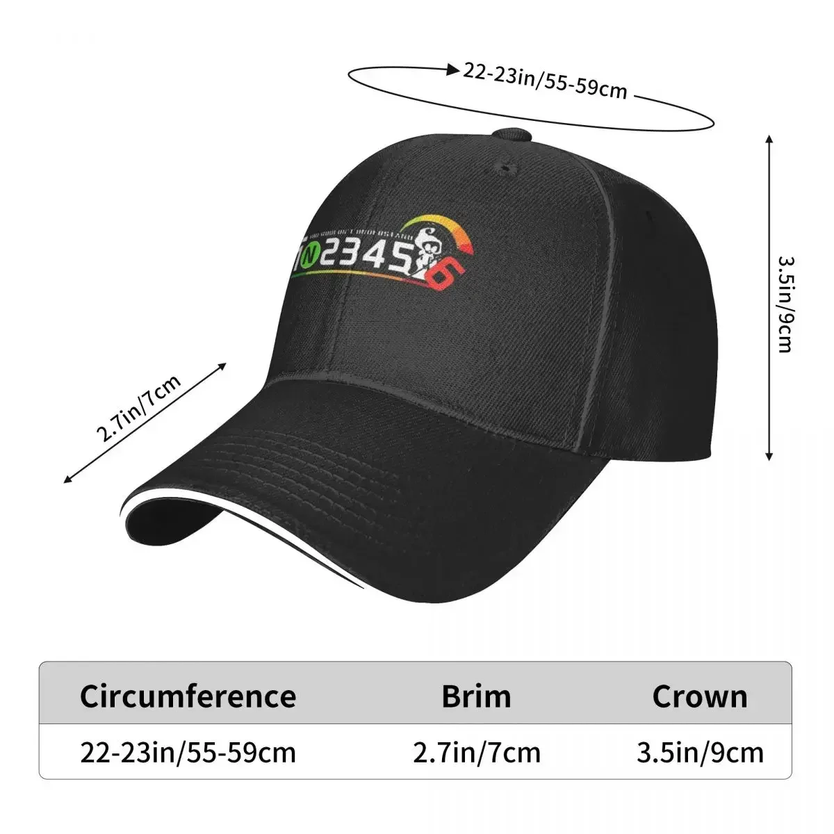 1N23456 Motorcycle Gear Biker Baseball Caps Snapback Fashion Baseball Hats Breathable Casual Outdoor Unisex Polychromatic