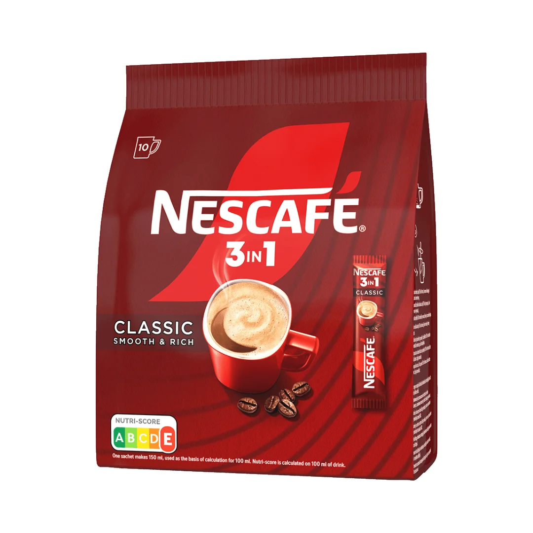 Nescafé 3in1 Classic Rozpuszczalny napój kawowy 165 g (10 x 16,5 g)