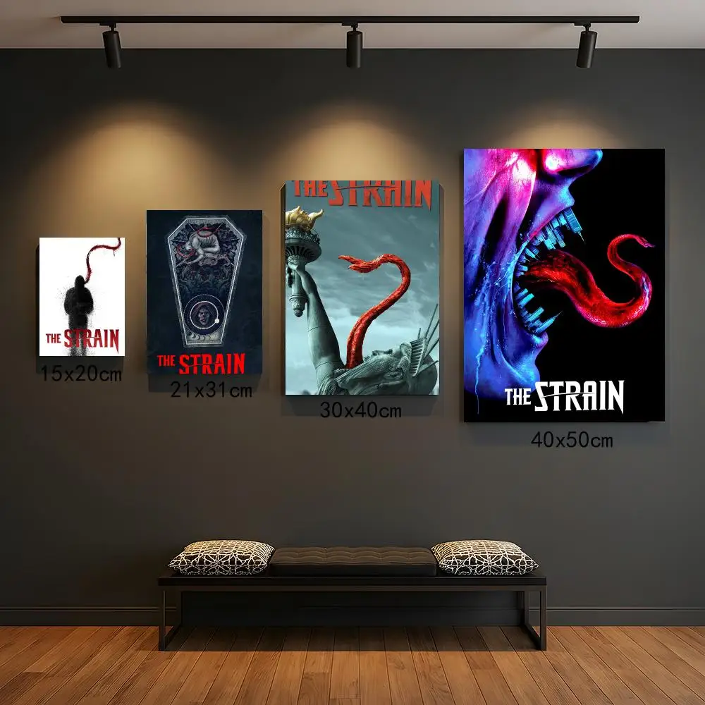 tv series T-The Strain-N Painting Calligraphy Boho Botanical Decor for Living Room  Elegant Home Style
