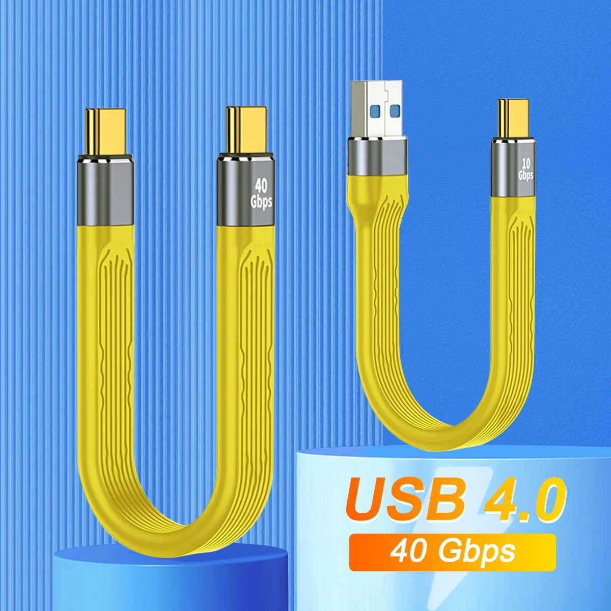 

USB4.0 40Gbps Data Cable PD 100W 5A Fast Charging USB C to Type C Cable 8K@60Hz Cable USB A to USB C Tipo C Data Cabel