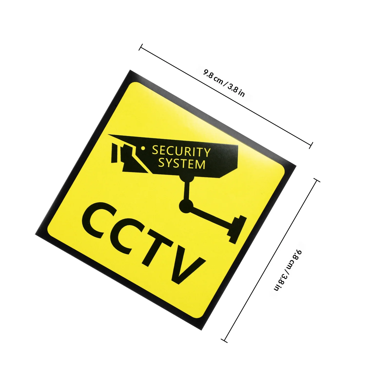 5Pcs Video Surveillance Signs 24 Hour Security Durable Easy to Apply No Trespassing Signs for Private Property