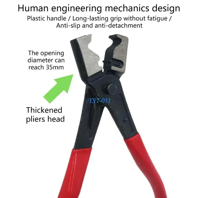 E15A CV Boot Clamp Pliers Tool Set With Carbon Steel Pliers And 8pcs Crimp Bands