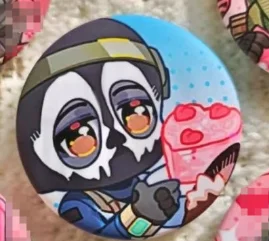 Call of Duty อุปกรณ์ต่อพ่วง ghost bar ตกแต่ง badge เข็มกลัดคอลเลกชัน millet อะนิเมะของขวัญเพื่อน