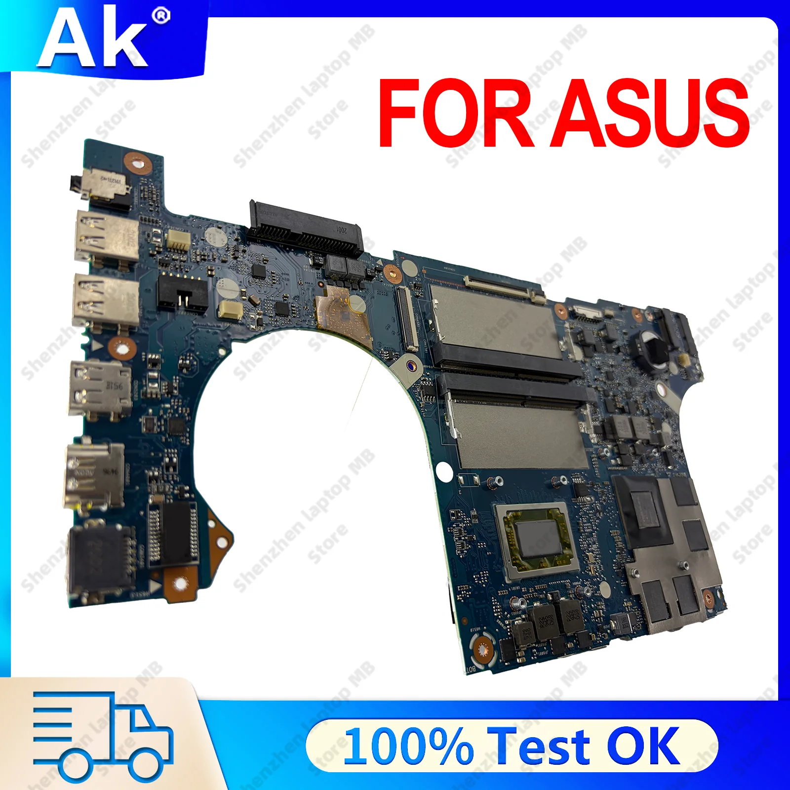 

FX705DT FX505D Laptop Motherboard For ASUS TUF Gaming FX705GE FX705GD FX95D FX705GT Mainboard W/ R3 R5 R7 CPU tests OK fast ship