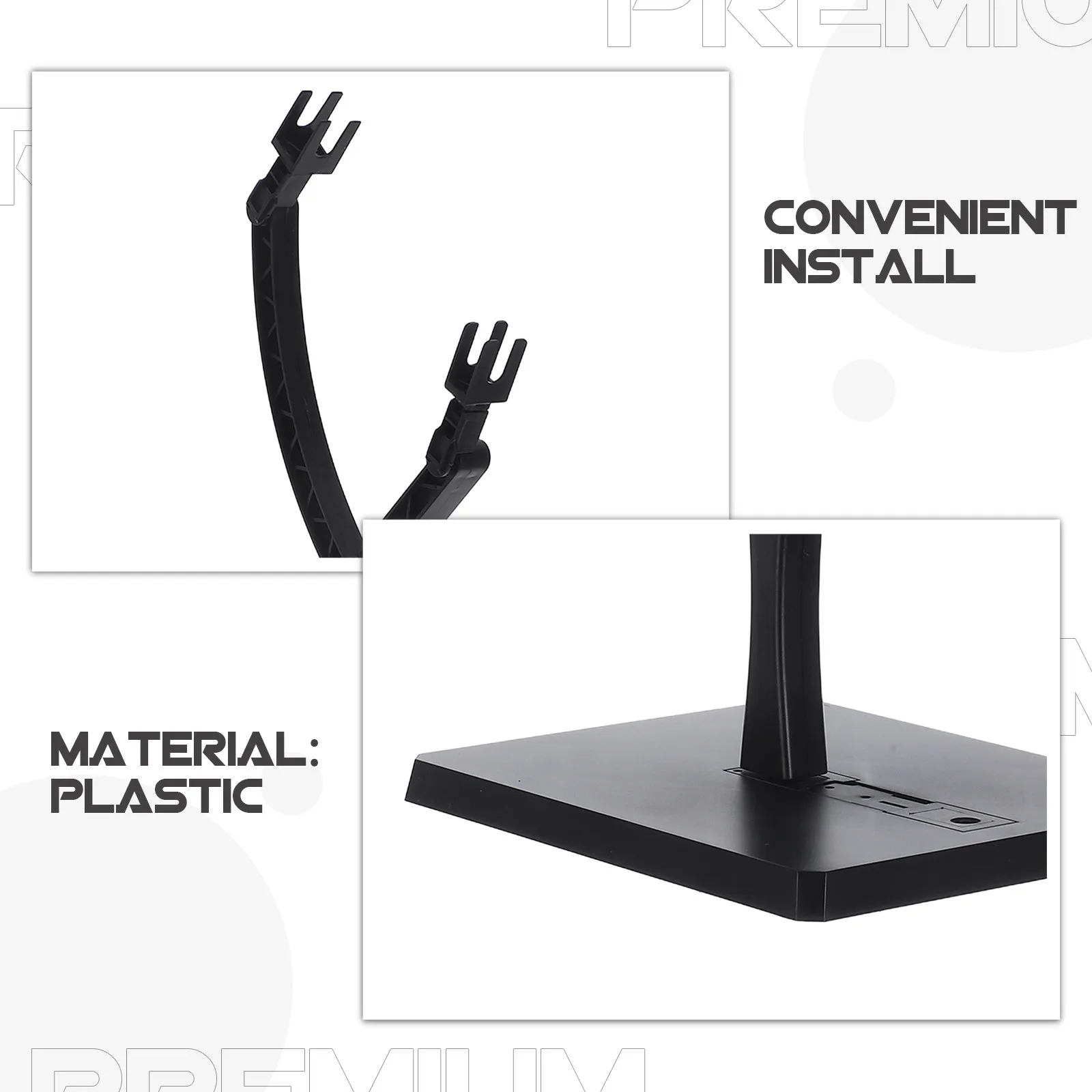 Shf Stand for Action Figures Display Base with Stable Support Structure for Anime Scene Recreation and Posing Compatible