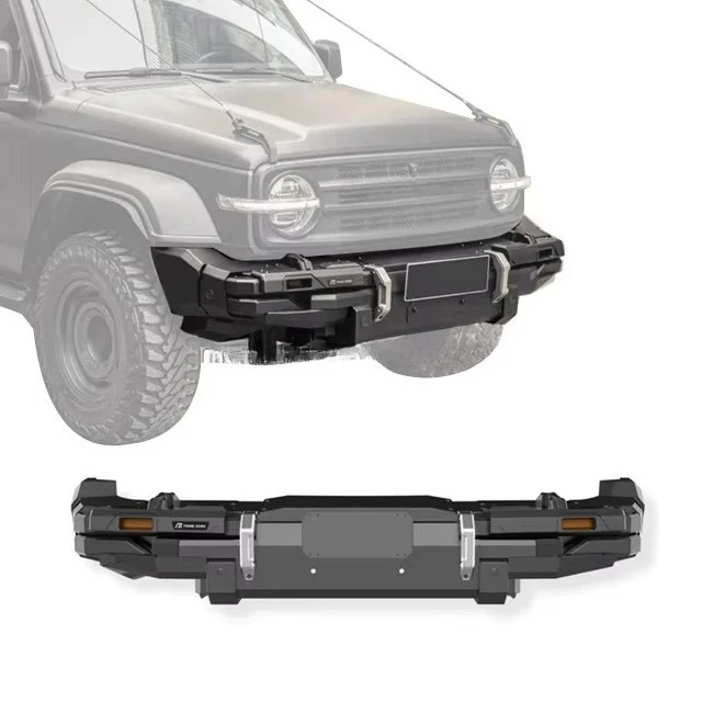 

New Design Off Road Upgrade Parts Aluminum Carbon Steel Ark Front Bumper for GWM Tank 300 SUV Hi4T Accessoriescustom