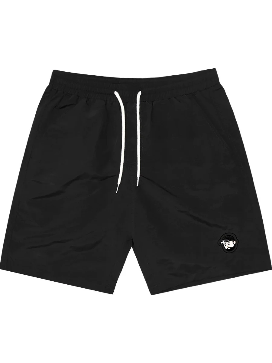 American Summer Logo Ricamo Qui Dry Allentato Casual Ors Fitn Sport Sottile Gamba Dritta Vita media Cintura Elastica