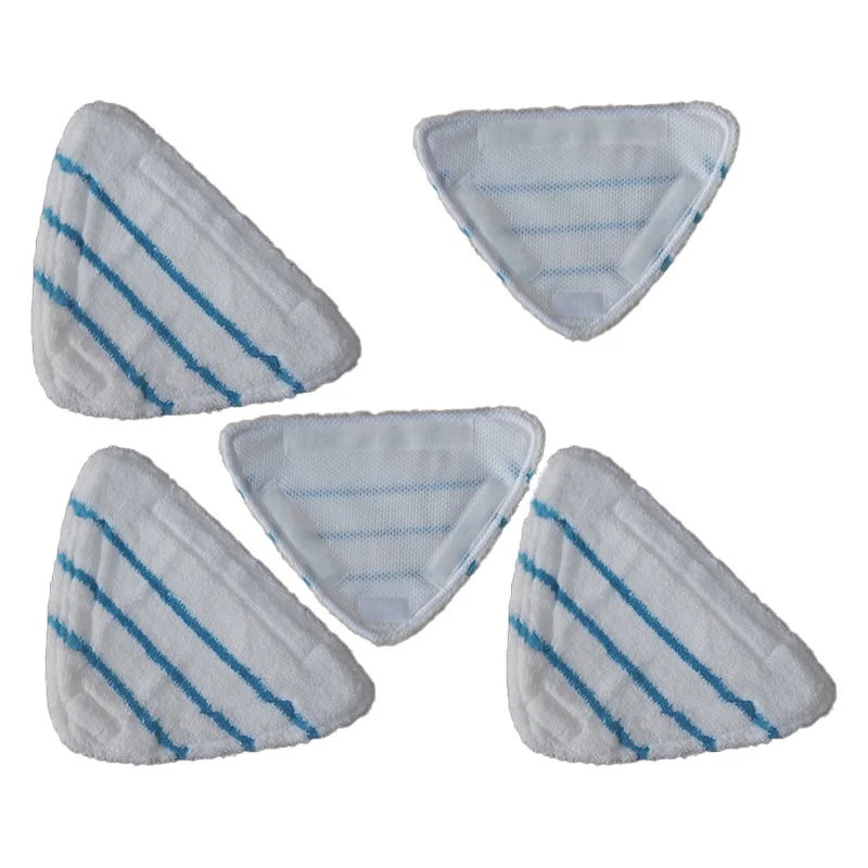 5PCS Triangle bonded Steam Mop pads H20 Series Quality Microfiber Steam Mop Cloths Replacement Parts