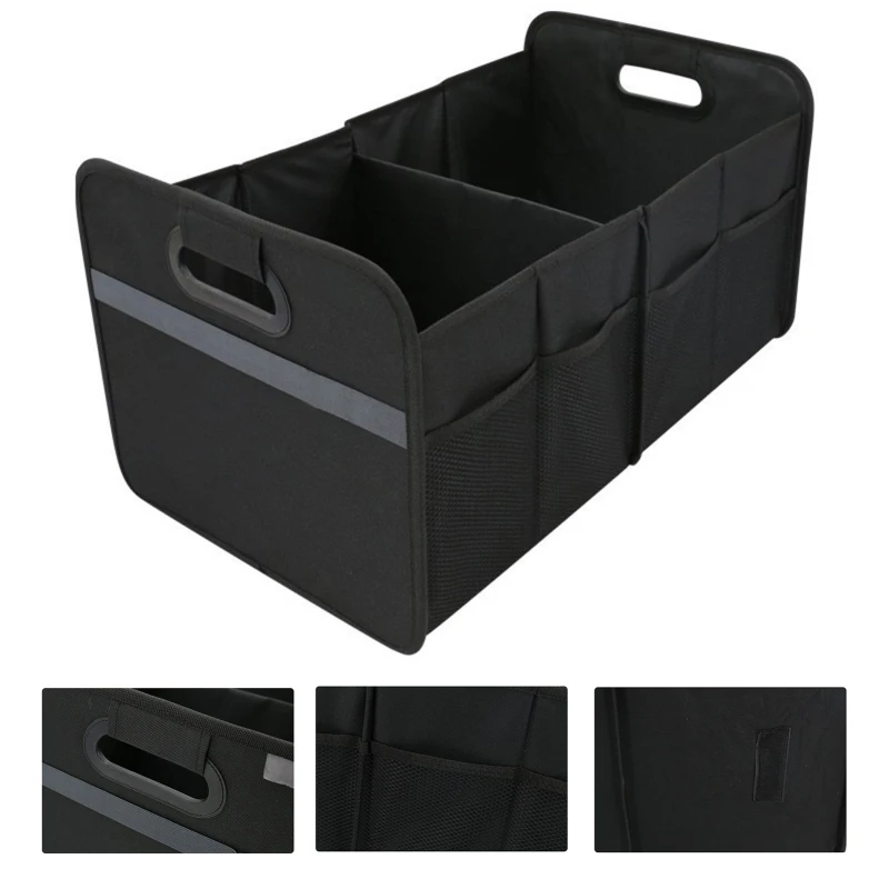 Outdoor Storage Box Durable Oxford Cloth Car Trunk Storage Box For Auto Trucks SUV Car Foldable Large Capacity Camping Bags