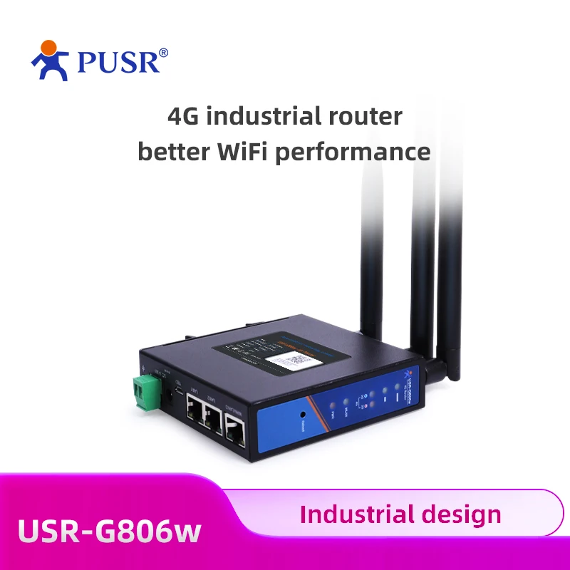 

USR-G806w-G Global Version WiFi Enhanced Industrial 4G Cellular Router With openVPN 2G/3G/4G Network With Sim Card Slot