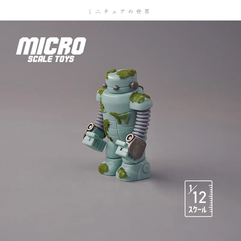 Dostępne od ręki japońskie licencjonowane gachapony - seria Rustykalny i Abandonowany Robot, figurki w skali 1/12 do domku dla lalek/scen z jedzeniem.