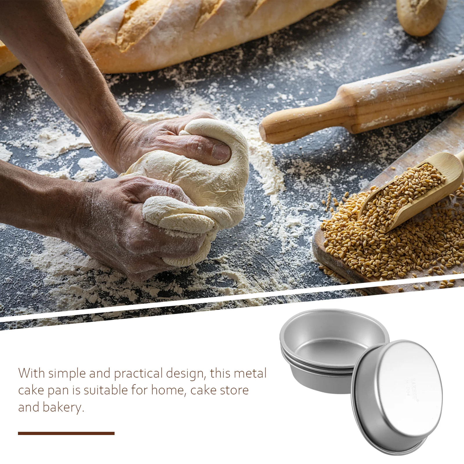 

4pcs Aluminum Nonstick Baking Pans Oval Cake Pan Oven Safe Easy Clean Muffin Cake Pan Mold Metal Mold For Home Bakery