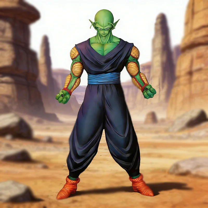 

36cm Dragon Ball Action Figures Super Piccolos Figure Great Demon King JT Statue Anime Two Hands Model PVC Collectible Gift Toys