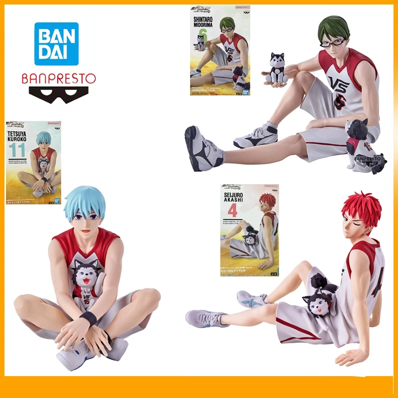 

Оригинальный Bandai Banpresto Kuroko S Basketball Last Game Kuroko Tetsuya Midorima Shintaro Akashi Seijuro Collections ПВХ Фигурка