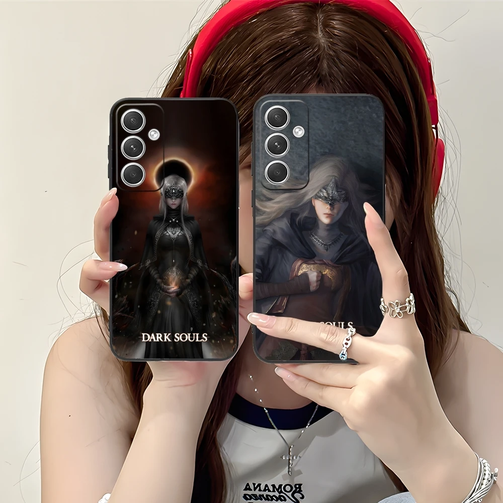 Dark Souls Smart Mobile Cell Phone Case for Samsung M55 35 15 54 34 14 33 23 13 42 32 22 F55 23 12 5G Black Phone Cover Shell