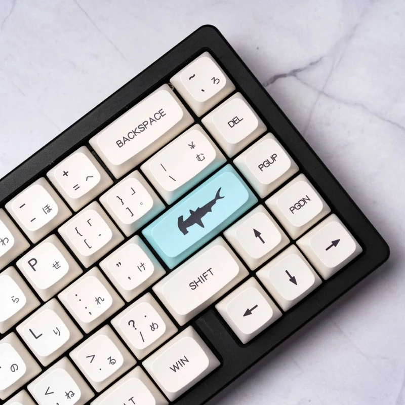 

Sea Salt XDA Keycaps PBT Dye Sublimation Set for Mechanical Keyboard