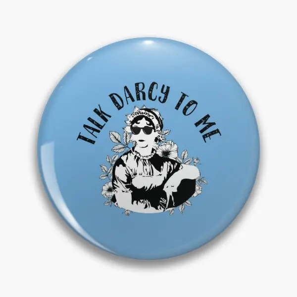 Cool Austen Talk Darcy To Me  Soft Button Pin Jewelry Creative Decor Clothes Fashion Hat Brooch Cute Lover Metal Women Lapel Pin