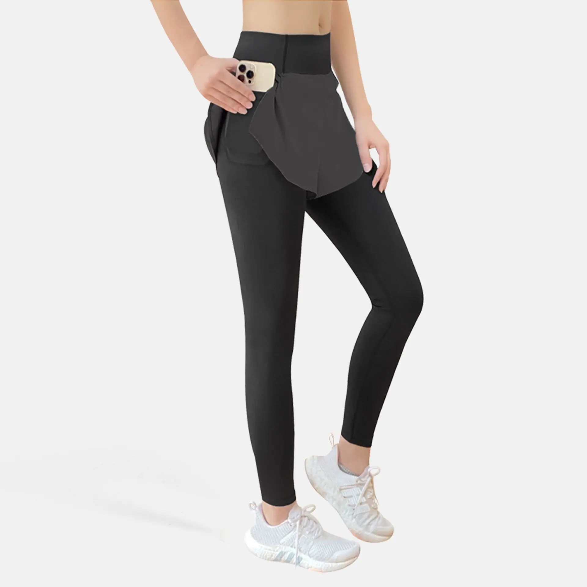 

Women 2 in 1 Fitness Pants Summer Thin Quick Dry Yoga 2025 Sport Ride Outdoor Adult Run High Waist Pocket Outwear