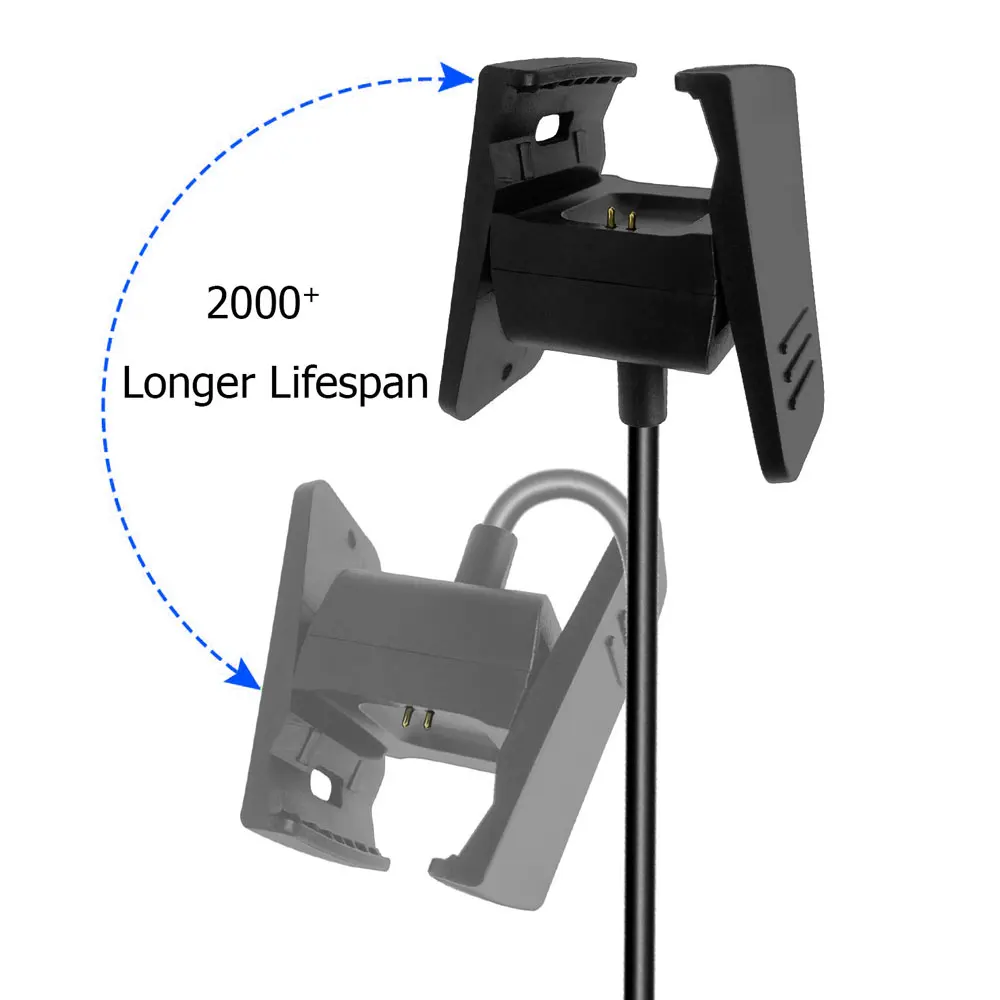 Ładowarka do Fitbit Charge 2 ochrona układu kabel do ładowania USB przewód zastępczy do ładowania Fitbit 2 3