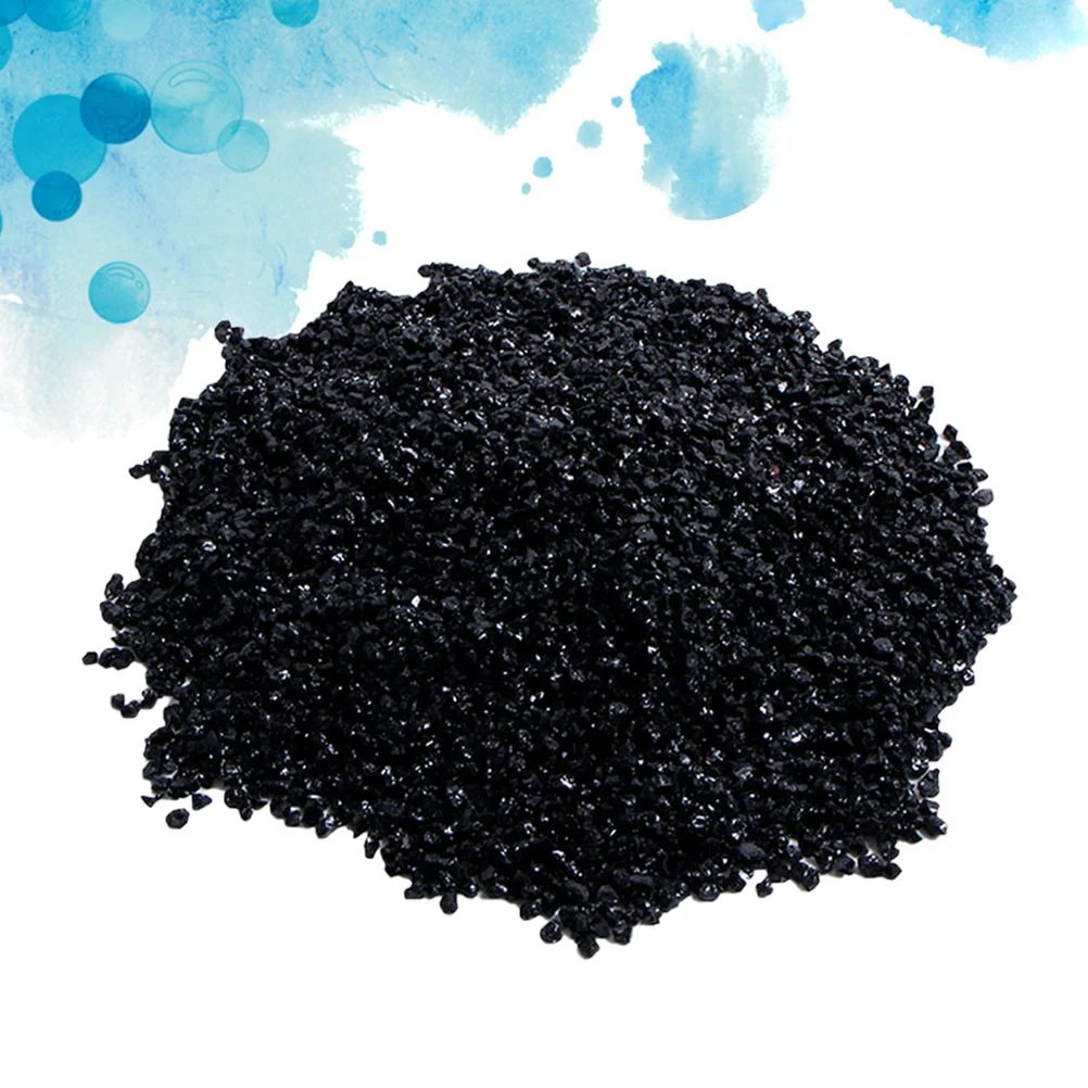 Black Tourmaline Chips 50g 2mm Crushed Tourmaline Tumbled Stone Natural Pieces