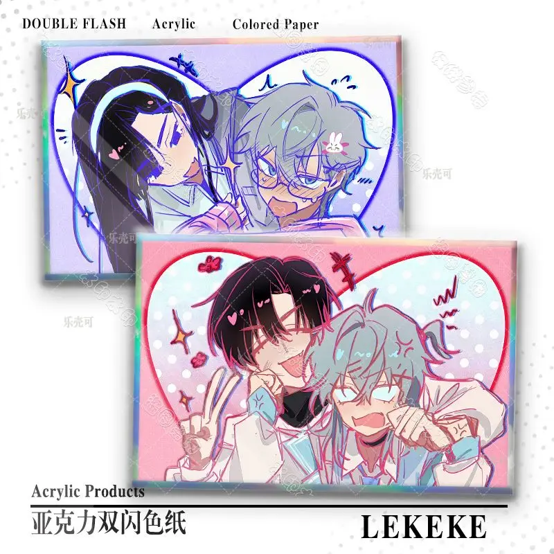 

AlienStage Ivti коллекция двойная вспышка акриловая цветная бумага аниме модные окружающие настольные украшения рождественские подарки косплей