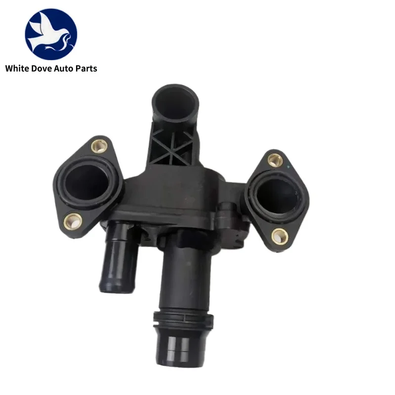 4H2Q8592BF LR073372 Thermostat Housing Kit for Land Range Rover Sport Discovery LR3 4 2.7 3.0 Diesel Jaguar XF Water Outlet Pipe