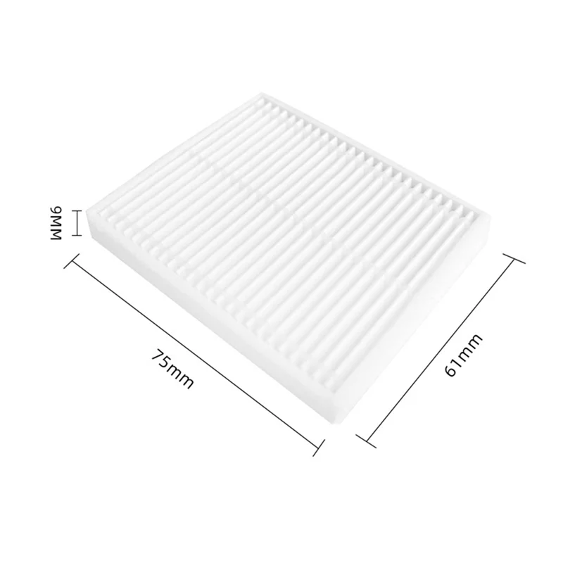 AB43-20Pcs لشاومي روبوت فراغ E10 E12 B112 استبدال الملحقات أجزاء فلتر Hepa