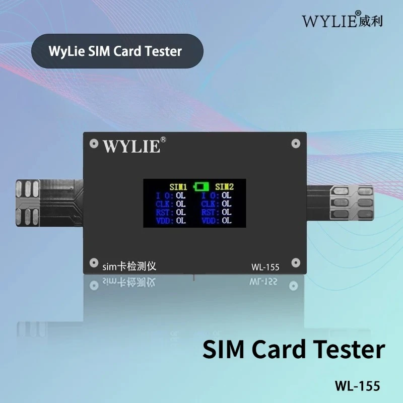 

Тестер SIM-карты WYLIE, раздвижной переключатель включения/выключения Plug-and-Play, обнаружение двойной слайм для инструментов тестирования IP и Android