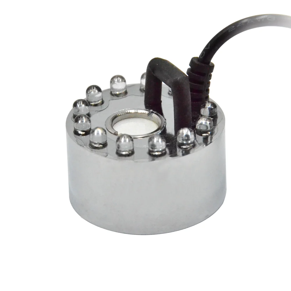 Landscape Water Mist Generator Metal 12-Light Atomizing Head DIY Humidifier Incubator Constant Humidity Atomizer