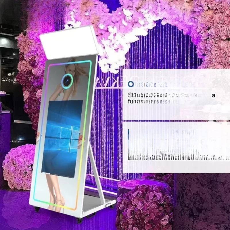 Cheap Price High Quality Selfie Magic Mirror Photo Booth Event Portable Photobooth Parts Kiosk Machine Wedding