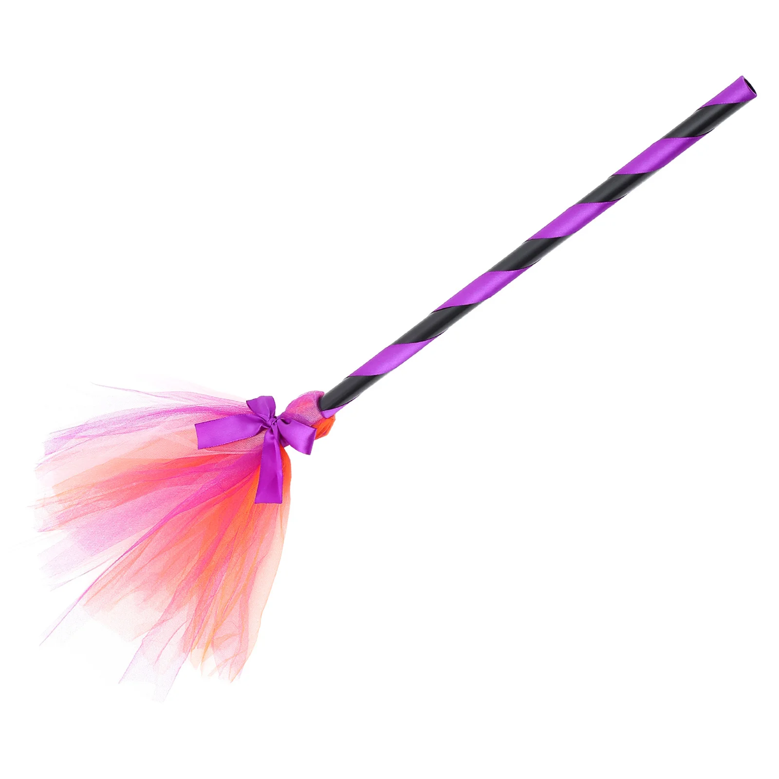Balai de sorcière pour fête d'Halloween, usage décoratif, accessoire de balai en plastique en fil de qualité supérieure, idéal pour enfants et adultes, fête costumée, carnaval