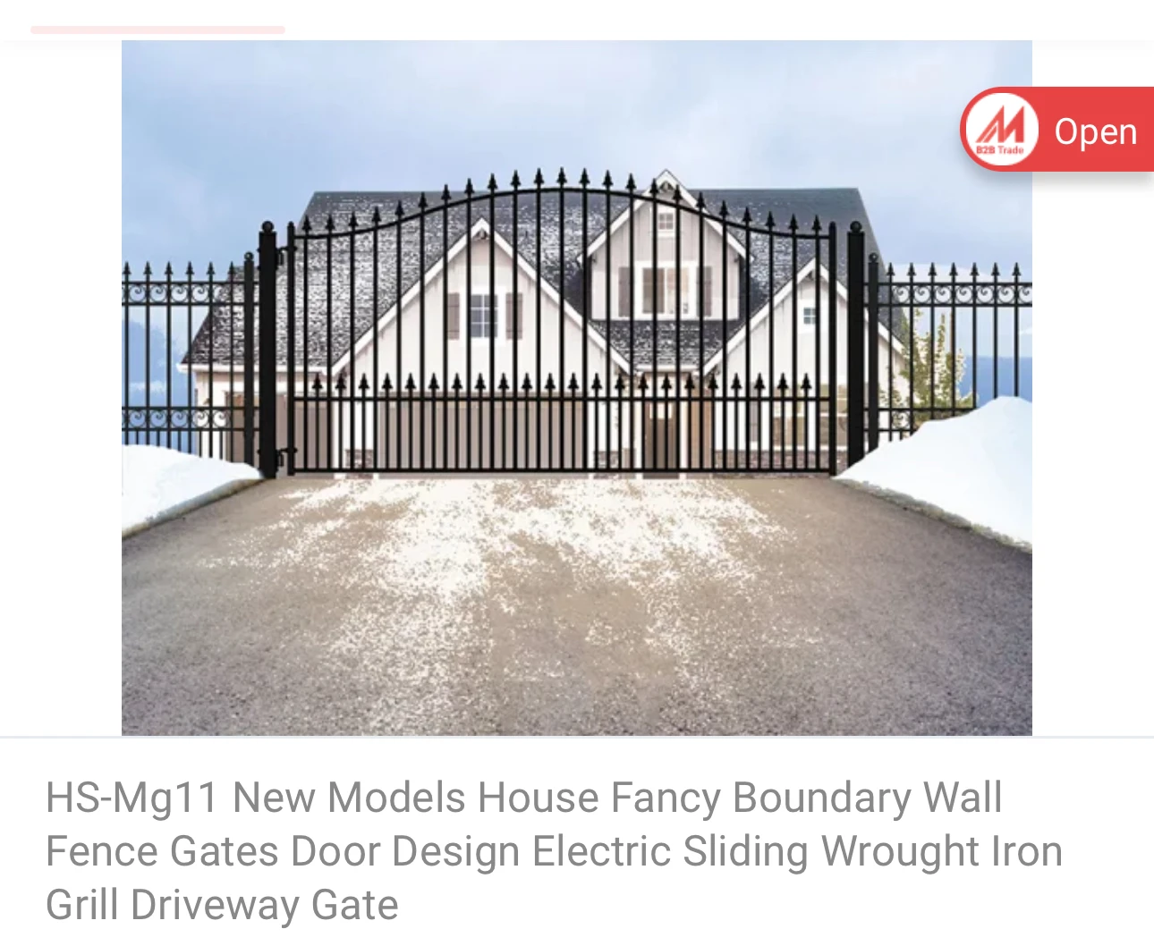 China Luxury Wrought Iron Fence Aluminum Fence 6FT x 8FT