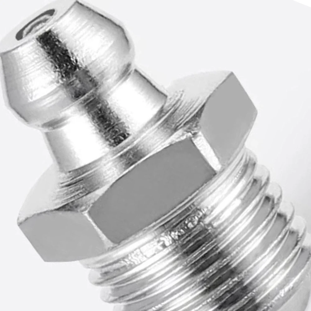 Grease Nipple Set 50pcs Constructed from 304 Stainless Steel with M6 M8 M10 External Metric Threads for Service Work